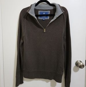Men's American Eagle Quarter Zip Sweater